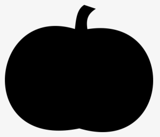 Pumpkin, Silhouette, Black, Fall, Thanksgiving, Harvest - Pumpkin Black Clip Art, HD Png Download, Free Download