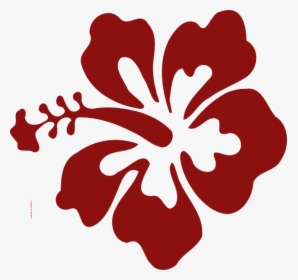 Hibiscus Flower Red Svg Clip Arts - Vector Hibiscus Flower Png, Transparent Png, Free Download