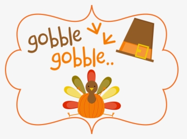 Thanksgiving Header Clipart Teachery - Cute Turkey Happy Thanksgiving, HD Png Download, Free Download
