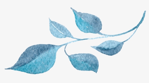 Blue Watercolor Flower Png, Transparent Png, Free Download