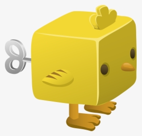 Cubimal Npc Chick Clip Arts - Wind Up Toy Clipart, HD Png Download, Free Download
