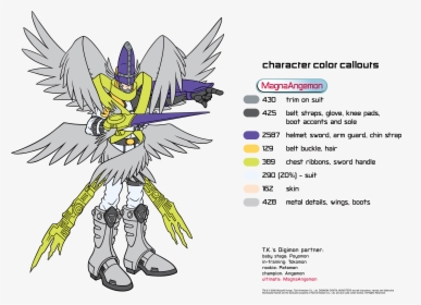 Angemon Color Character Callout , Png Download - Angemon Color Character Callout, Transparent Png, Free Download