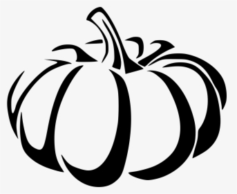 Pumpkins Black And White Clipart, HD Png Download, Free Download
