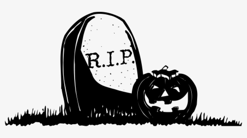 This Free Icons Png Design Of Gravestone With Pumpkin - Halloween Clip Art, Transparent Png, Free Download