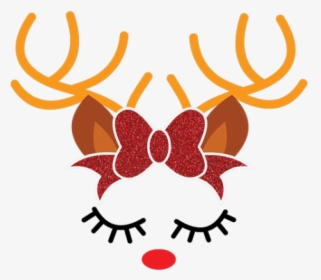 Christmas Reindeer Face Svg Free, HD Png Download, Free Download