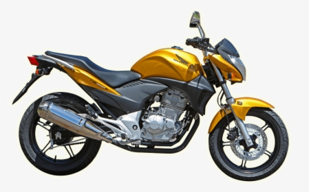 Gold Honda Motorcycle - Yamaha All New Model Bike, HD Png Download, Free Download