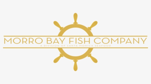 Small Fish Png -morro Bay Logo Gold Small - Steering Wheel Ship Icon, Transparent Png, Free Download