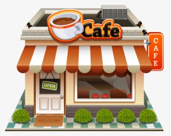 Bakery Building Png - Coffee Shop Clipart, Transparent Png, Free Download
