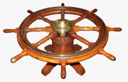 19th C Ship’s Wheel Coffee Table - Coffee Table, HD Png Download, Free Download