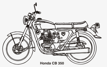 Honda Cb 350, Year 1969 Clip Arts - Honda Cb 350, HD Png Download, Free Download