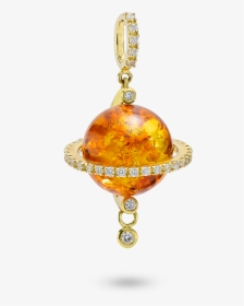 Amber With Gold Jewelry , Png Download - Amber Jewellery Png, Transparent Png, Free Download