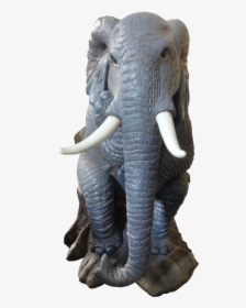 Sitting Baby Elephant - Figurine, HD Png Download, Free Download