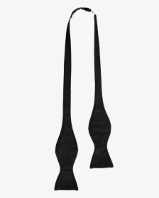 Cad & The Dandy Self Tie Black Grosgrain Bow Tie - Monochrome, HD Png ...