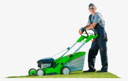 Transparent Background Mowing A Lawn, HD Png Download, Free Download