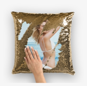 Margot Robbie In Bikini ﻿sequin Cushion Cover"  Class=, HD Png Download, Free Download