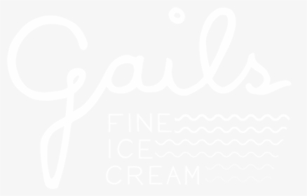 Gails Fine Ice Cream - Johns Hopkins Logo White, HD Png Download, Free Download
