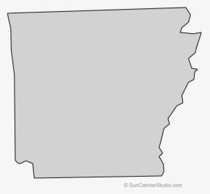 Transparent United States Outline Png - Arkansas Outline Transparent, Png Download, Free Download