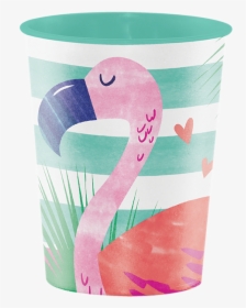 Flamingo 16 Oz Hard Plastic Keepsake Cup - Flamingo Sea 6 Birthday Party, HD Png Download, Free Download