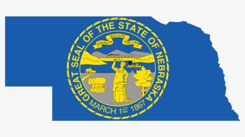 Flag, Nebraska, State, United, States, America - State Of Nebraska Logo, HD Png Download, Free Download