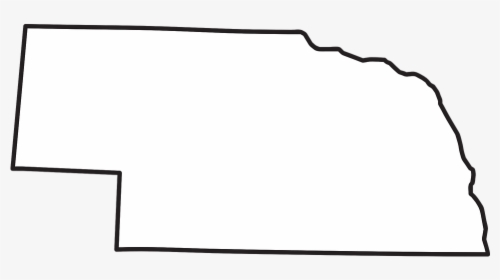Nebraska, State, Map, Geography, United, States - Nebraska State Outline Png, Transparent Png, Free Download