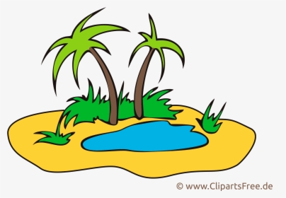 Palme Bilder Clipart 6 By Samantha - Oasis Clipart, HD Png Download, Free Download