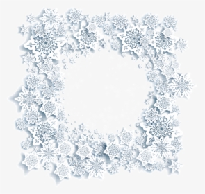 Snowflake Drawing Christmas - Circle, HD Png Download, Free Download