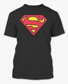 Superman Logo Black Tshirt, HD Png Download, Free Download