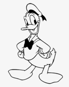 Chip Drawing Coloring Page - Donald Duck Coloring Page, HD Png Download, Free Download