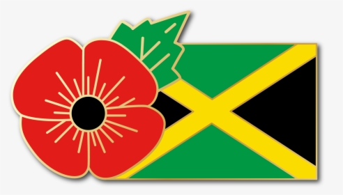 Image Of Jamaica Fmn Poppy/flag Combo Medal - Trinidad And Tobago Cliparts, HD Png Download, Free Download