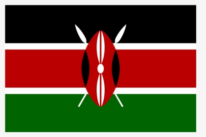 Ke Kenya Flag Icon - Png Flag Of Kenya, Transparent Png, Free Download