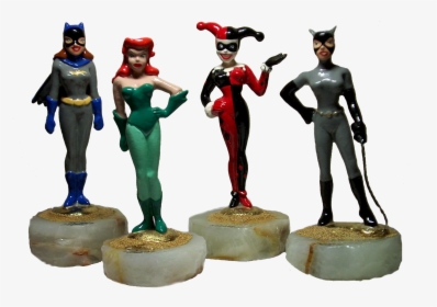Dc Comics Collectible Figurines Set With Batgirl, Poison - Figurine, HD Png Download, Free Download