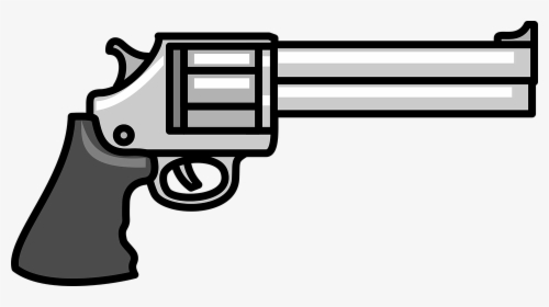 Cartoon Gun Pistol Shoot - Gun Clipart, HD Png Download, Free Download
