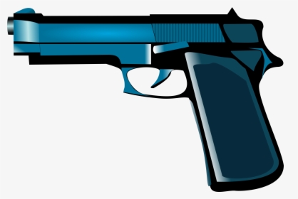 Transparent Pistol Clipart - Transparent Cartoon Gun, HD Png Download, Free Download