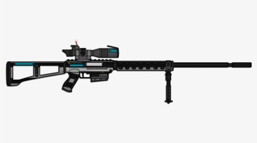 Drawn Snipers Bolt Action Rifle - Cartoon Sniper Rifle Transparent, HD Png Download, Free Download