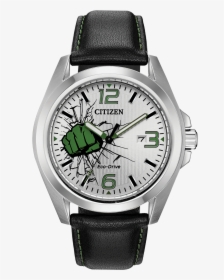 The Hulk Main View - Citizen Marvel Watch, HD Png Download, Free Download
