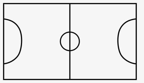 Goal Vector Football Court - Soccer Field Lines Vector, HD Png Download, Free Download