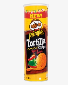 Pringles Tortilla Chips Spicy Chili, HD Png Download, Free Download