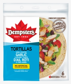 Dempster"s® Herb & Roasted Garlic Flavour Tortilla - Dempster Tortilla, HD Png Download, Free Download