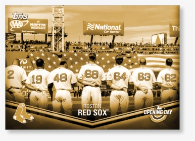 Boston Red Sox 2018 Topps Opening Day Baseball Opening - Red Sox Boston 2018, HD Png Download, Free Download