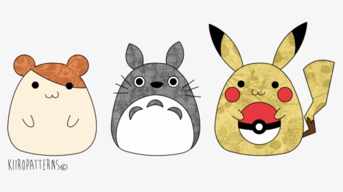 Pikachu, Totoro, And Cute Image - Hamtaro Chibi, HD Png Download, Free Download