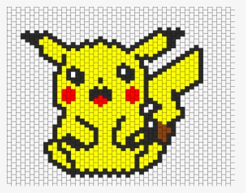 Pikachu Bead Pattern - Brick Stitch Pikachu, HD Png Download, Free Download