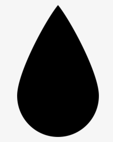 Transparent Black Oval Png - Blood Drop Clipart Black And White, Png Download, Free Download