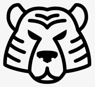 Tiger Face Drawing Png Transparent Images - Tiger Png Vector Icon, Png Download, Free Download