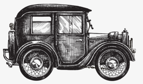Vector Vintage Cars Classic Car Download Free Image - Old Car Vector Png, Transparent Png, Free Download