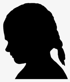 Boy"s Head Silhouette - Silhouette Men With Long Hair, HD Png Download, Free Download