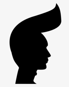 Punk Man Head Silhouette - Portable Network Graphics, HD Png Download, Free Download