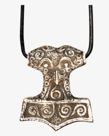 Bone Thors Hammer Necklace - Pendant, HD Png Download, Free Download
