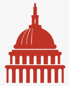 Silhouette Capitol Building Clipart, HD Png Download, Free Download