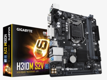 Gigabyte H310m S2v Micro Atx Lga1151 Motherboard, HD Png Download, Free Download