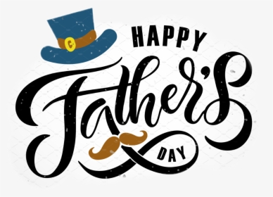 Happy Fathers Day Typography Clipart , Png Download - Father's Day Happy Fathers Day Banner, Transparent Png, Free Download